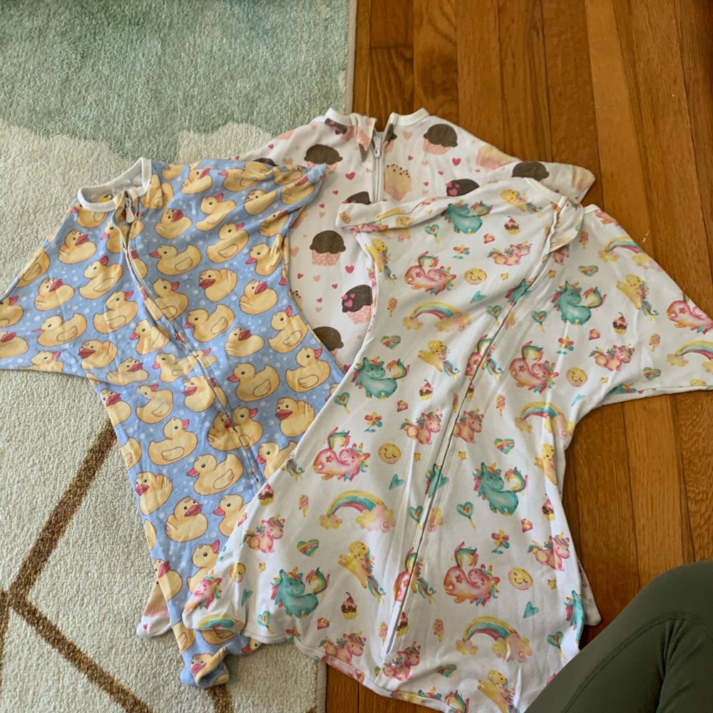 3 Zipadee Zip Swaddles - Small (set)